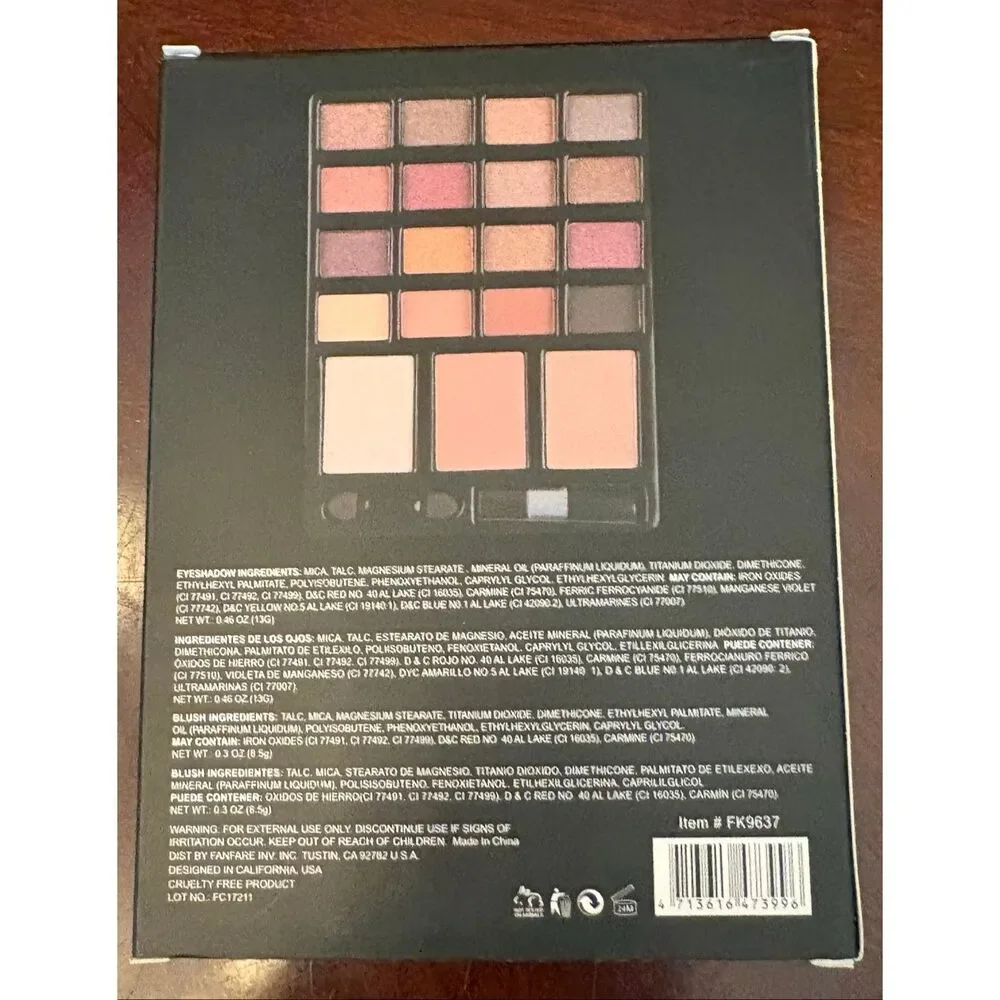 AMUSE COSMETICS - NWTIB - Beauty Diary Makeup Kit,19 Shades for a Complete Look
